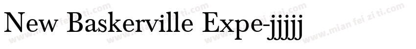 New Baskerville Expe字体转换